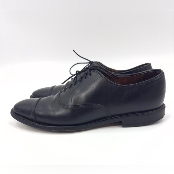 Allen Edmonds Park Avenue Dress Shoes Mens 9B Black Leather Cap Toe Oxford